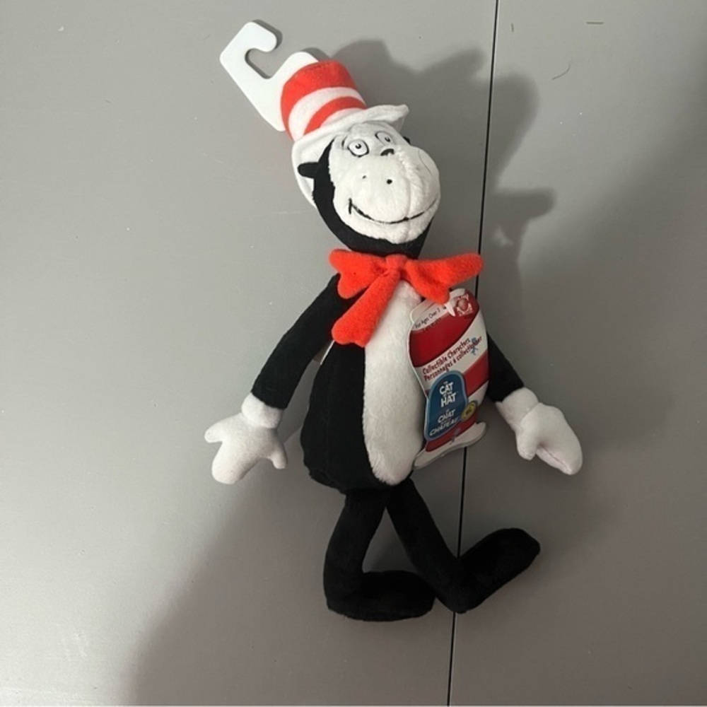Vintage Dr. Seuss 90s The Cat In The Hat Plush Toy NWT